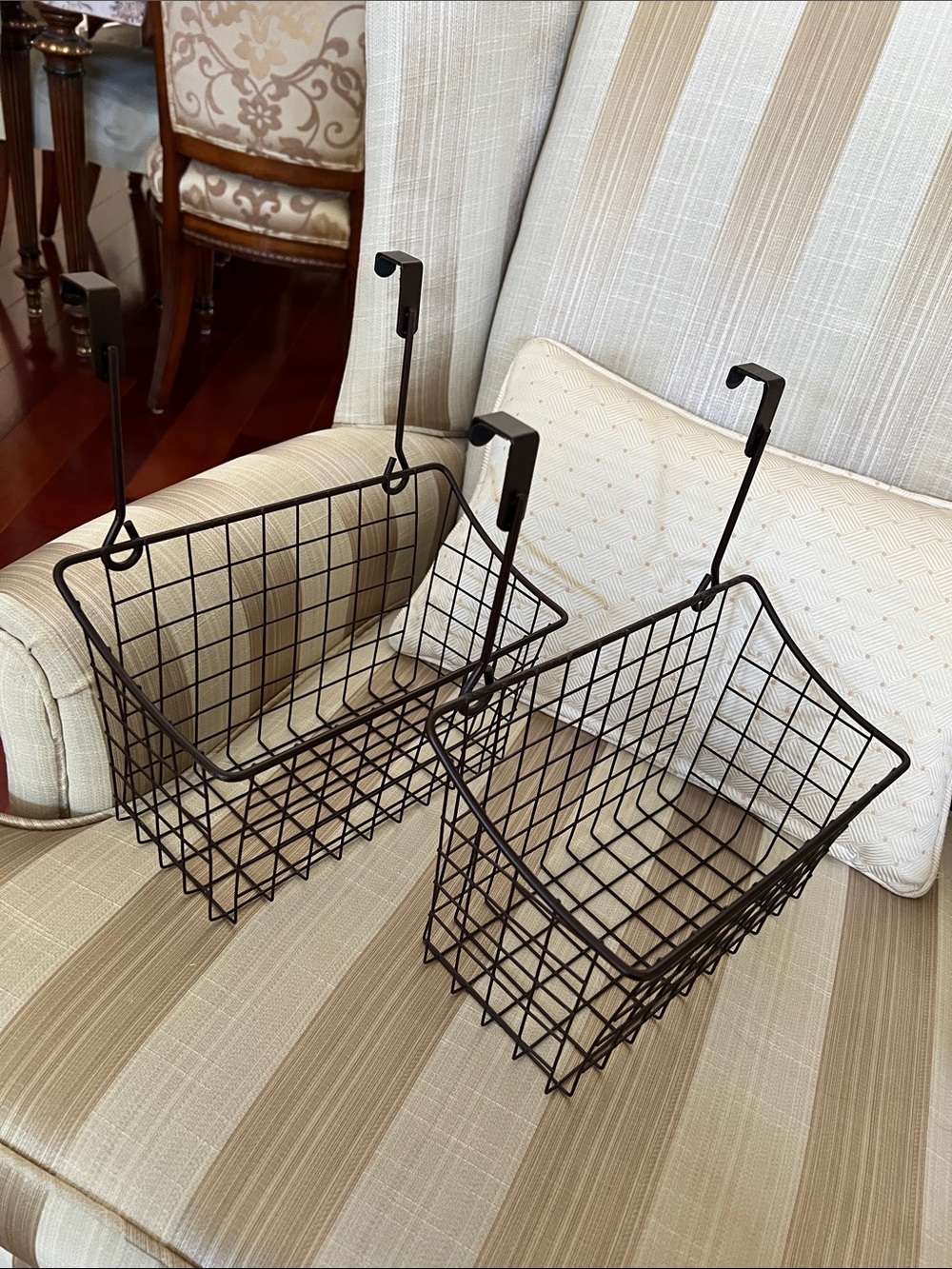 Set of cabinet storage baskets 🧺